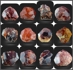 Garnet Crystals from Pakistan – 48 g | 15Pieces