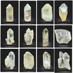 Iron Coated Quartz Specimens from Pakistan – 201 g | 20 Pieces