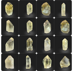 Citrine Quartz Crystal Lot from Pakistan – 267 g | 22 Pieces
