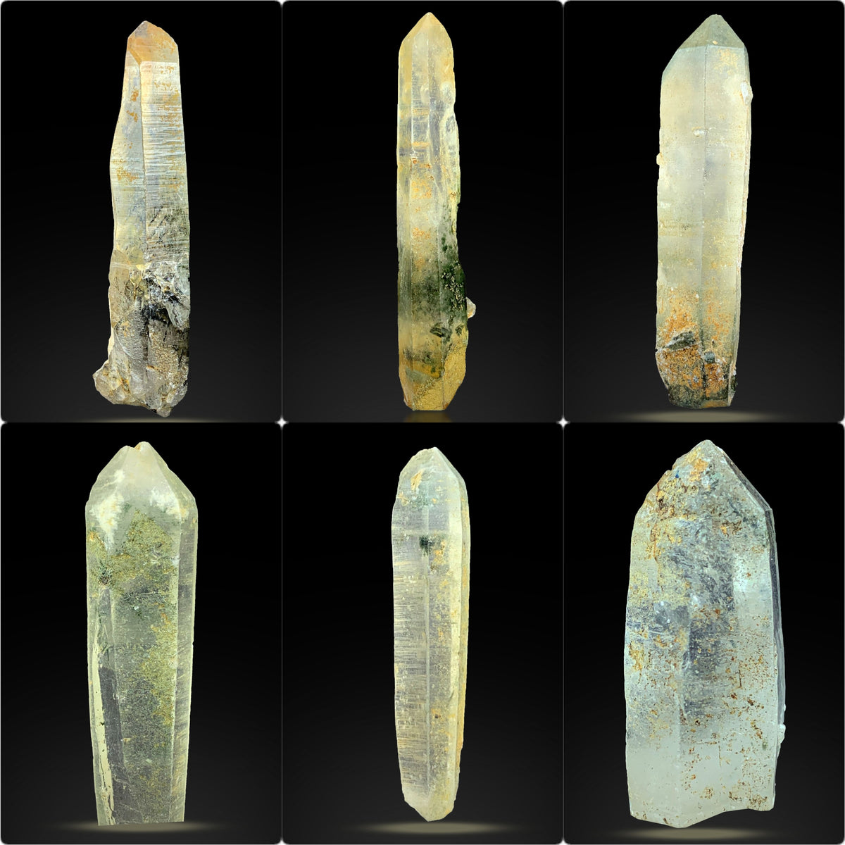 Chlorite Quartz Crystals Lot from Pakistan