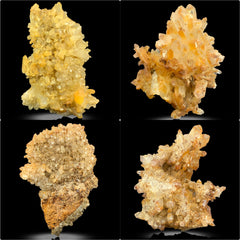 Natural Iron Coated Quartz Crystals Cluster from Pakistan