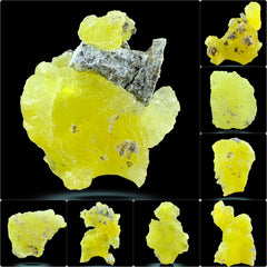 Yellow Brucite Crystals Specimen from Baluchistan, Pakistan