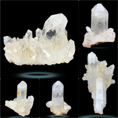 Clear Quartz Specimens Lot from Pakistan