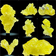 Yellow Brucite Crystal Specimens from Baluchistan, Pakistan