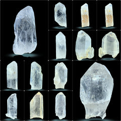 Clear Quartz Crystals Lot from Pakistan