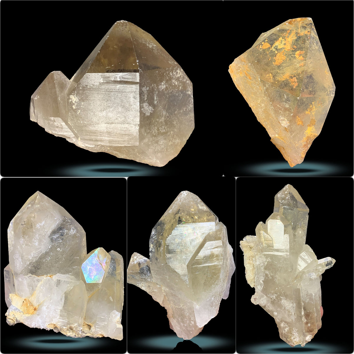 Smoky Quartz Crystals Lot from Pakistan