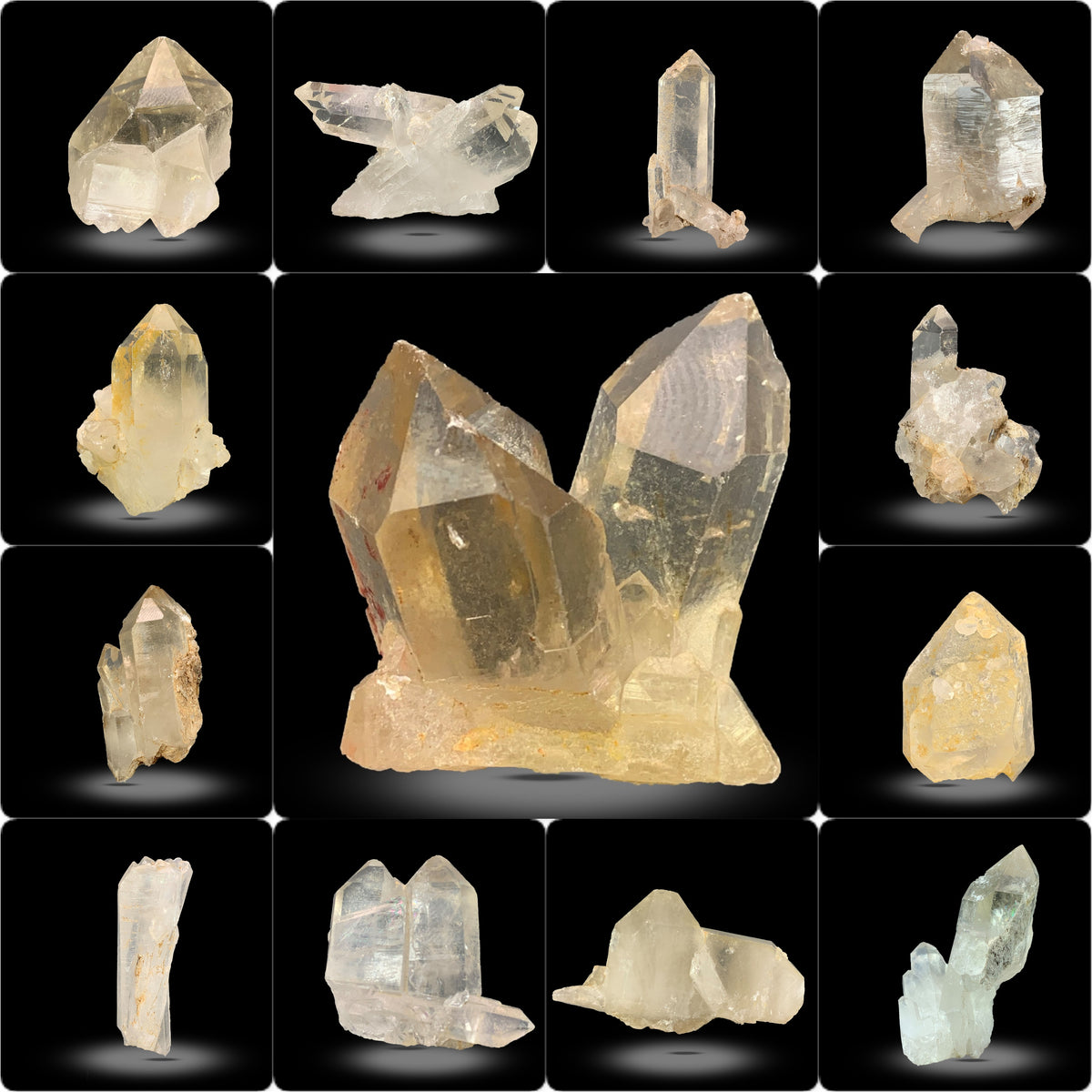 Smoky Quartz Crystal Lot from Pakistan