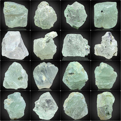 Etched Green Fluorite Crystals Lot from Skardu