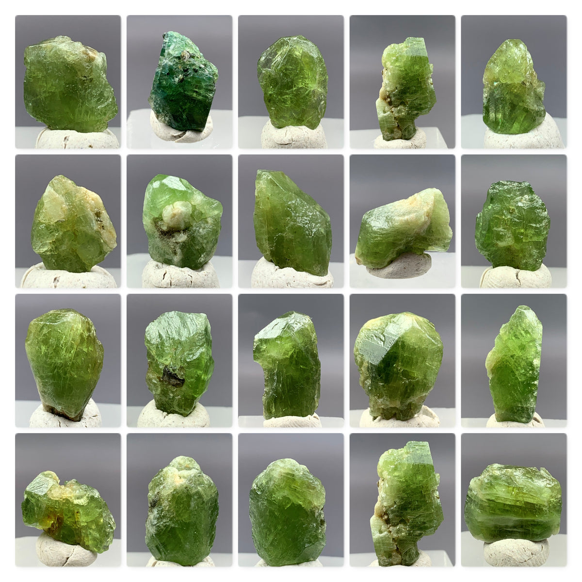 Diopside Crystals Lot from Afghanistan