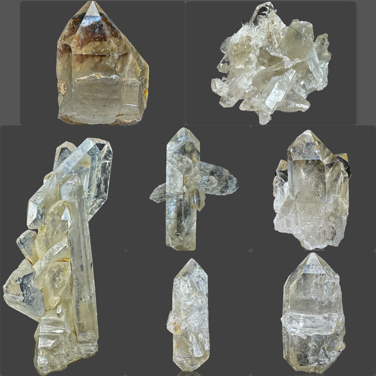 Smoky Quartz Crystal Lot from Pakistan
