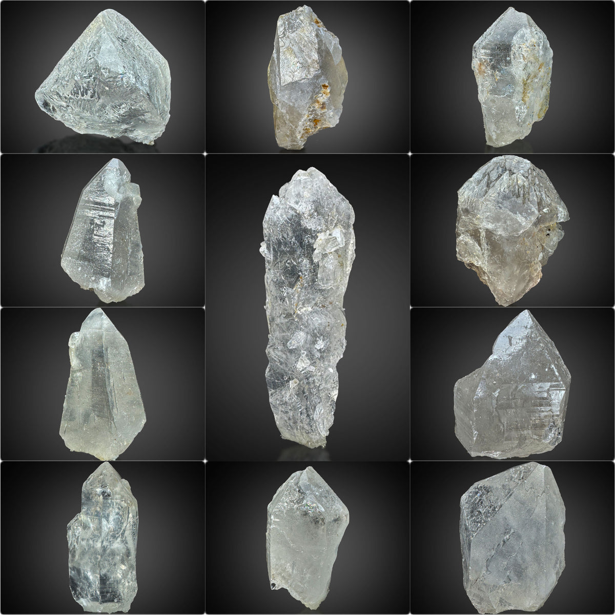 Clear Quartz Specimen Lot from Pakistan
