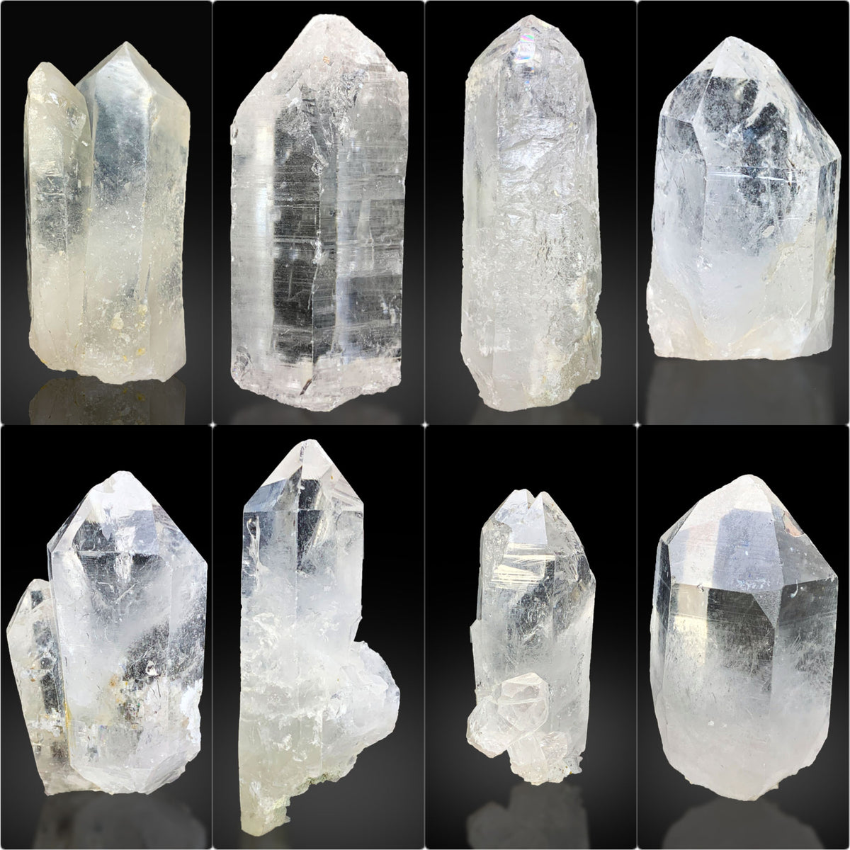 Natural Clear Quartz Crystal Lot from Pakistan