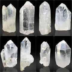 Natural Clear Quartz Crystal Lot from Pakistan