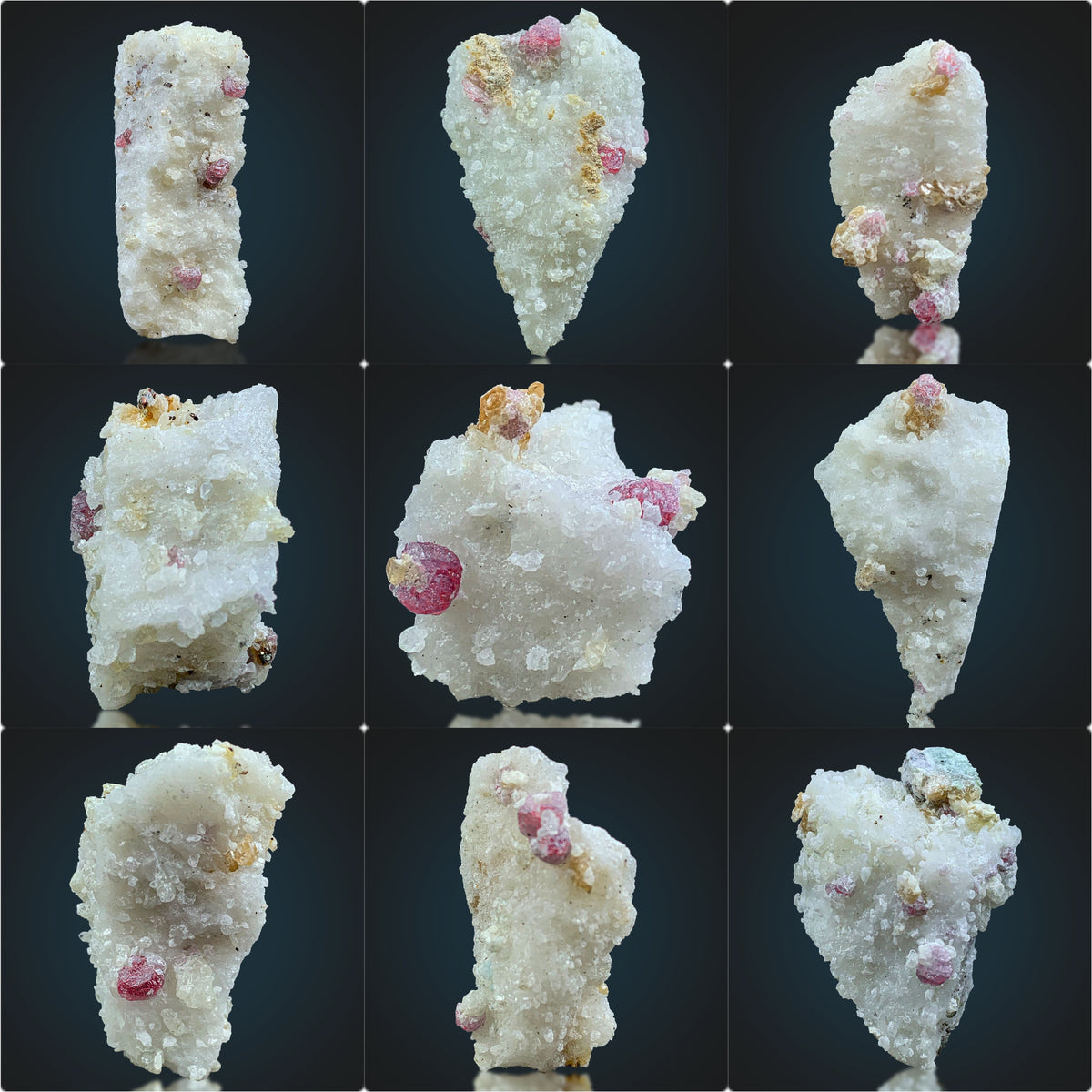 Ruby Crystals on Matrix from Afghanistan