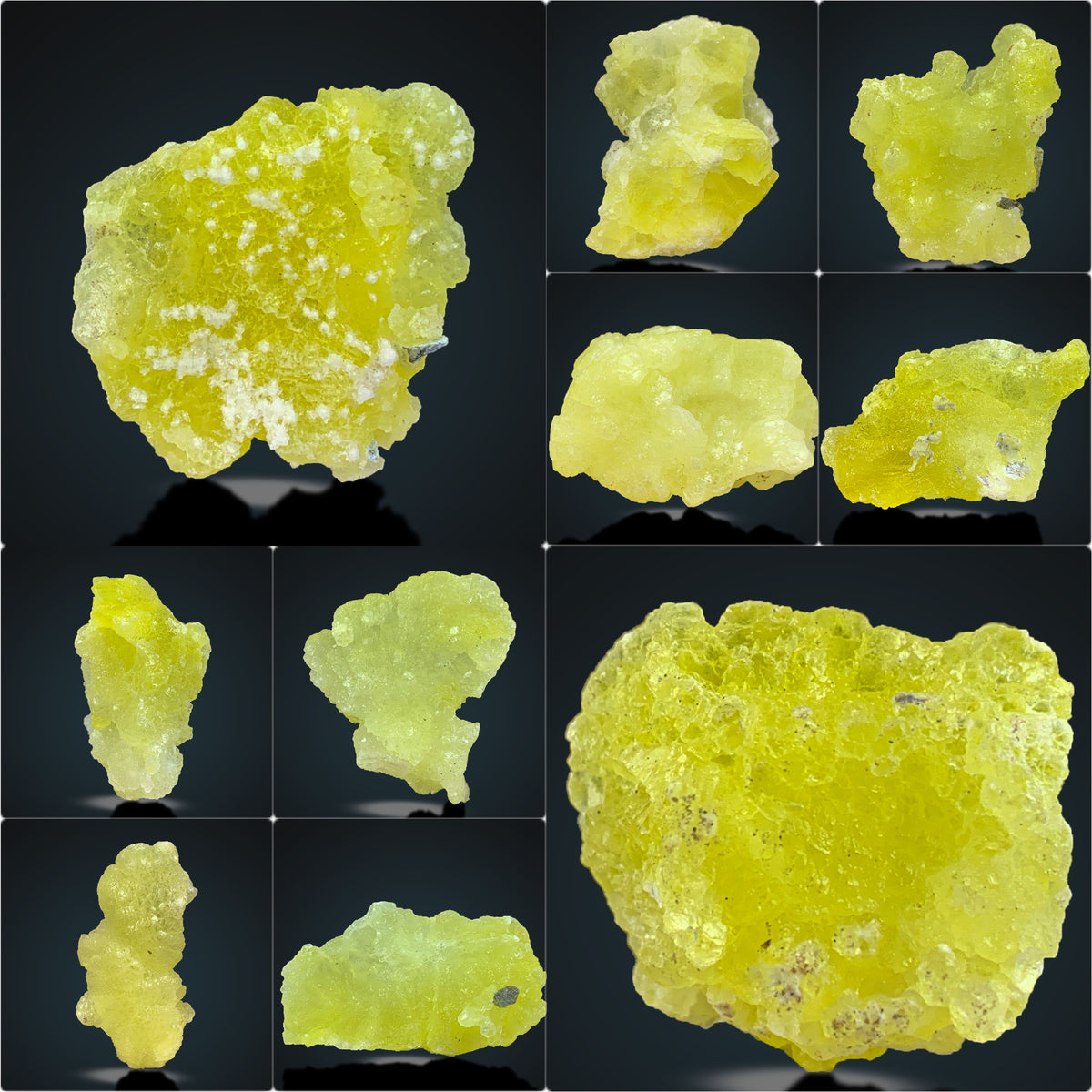 Natural Brucite Crystal Lot from Baluchistan, Pakistan