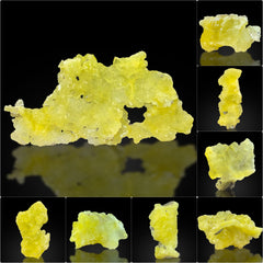 Yellow Brucite Crystal Lot from Baluchistan, Pakistan