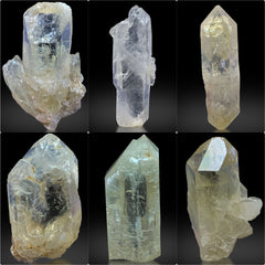 Clear Quartz Crystals from Pakistan – 79 g | 6 Pieces
