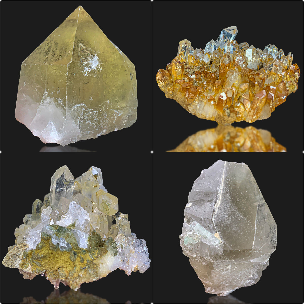 Smoky Quartz and Iron Oxide Quartz from Pakistan