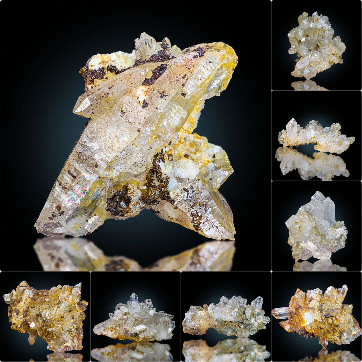 Iron Coated Quartz from Pakistan