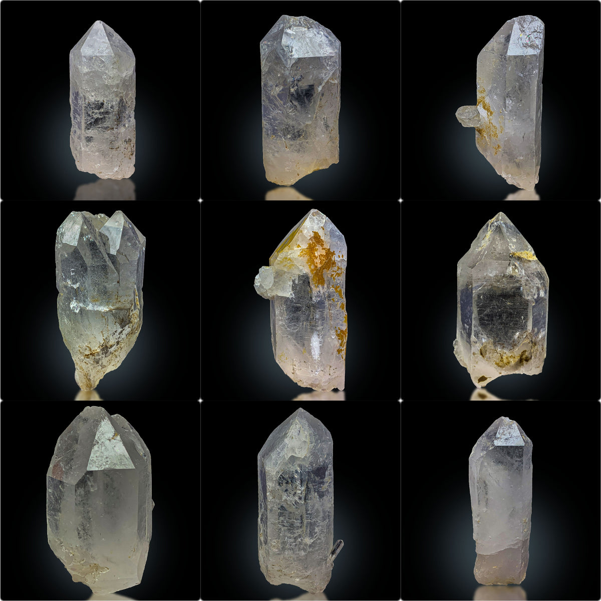 Clear Quartz Crystals Lot from Pakistan