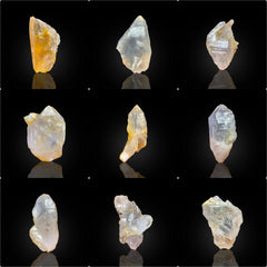 Iron Oxide Quartz Crystals Lot from Pakistan