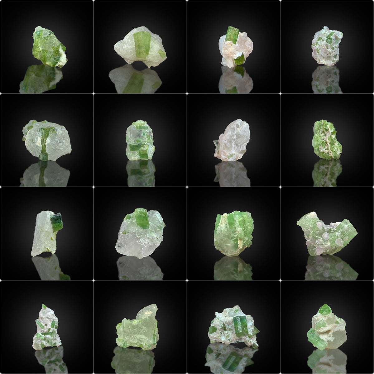 Green Tourmaline on Matrix Specimen from Afghanistan