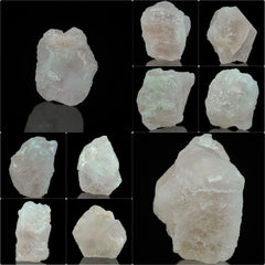 Etched Morganite Crystals Lot from Afghanistan