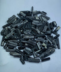 Black Tourmaline Crystals Lot from Pakistan