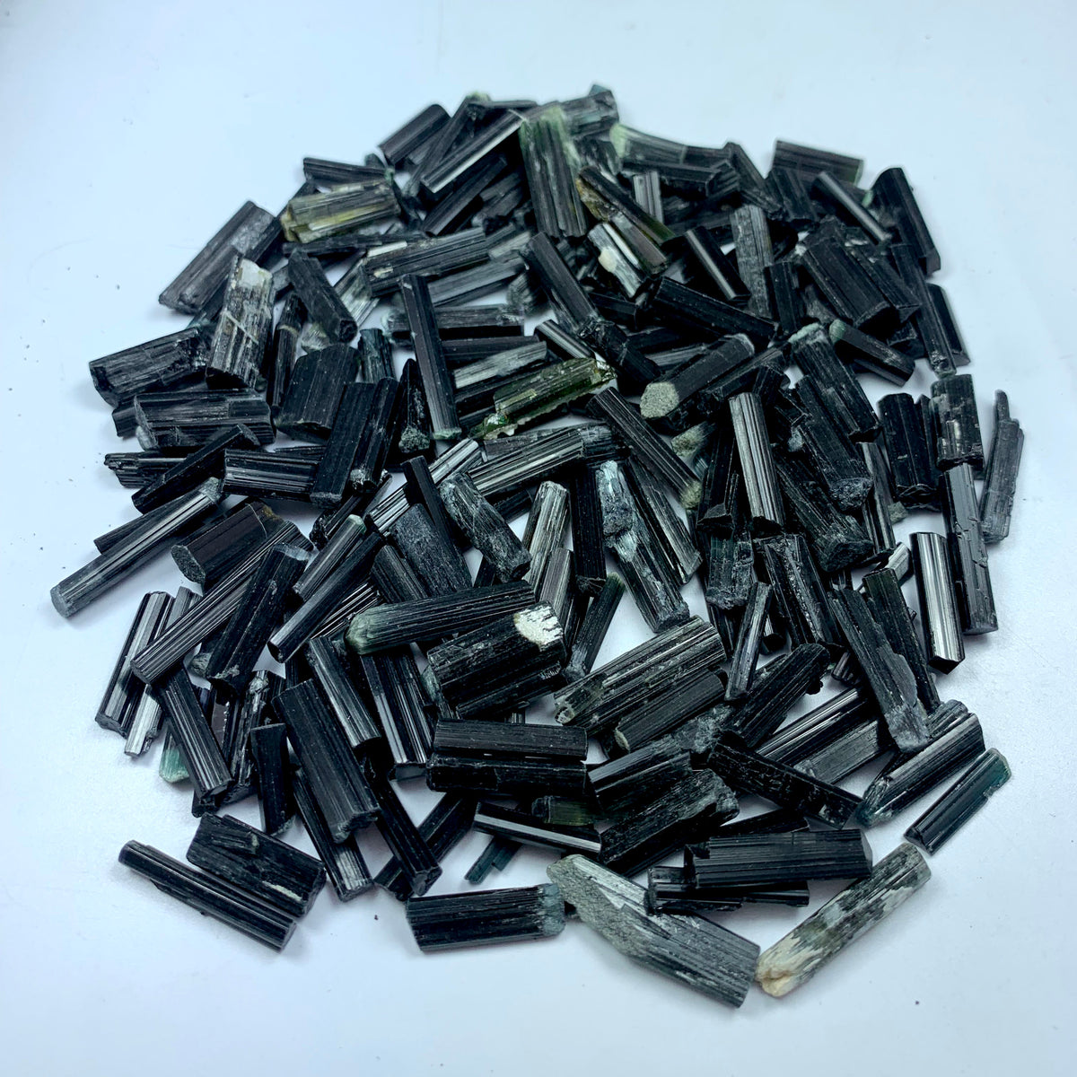 Black Tourmaline Crystals Lot from Pakistan