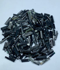 Black Tourmaline Crystals Lot from Pakistan