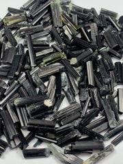 Black Tourmaline Crystals Lot from Pakistan