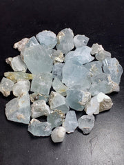Aquamarine Raw Crystals Lot from Pakistan