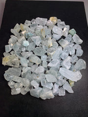Aquamarine Raw Crystals Lot from Pakistan