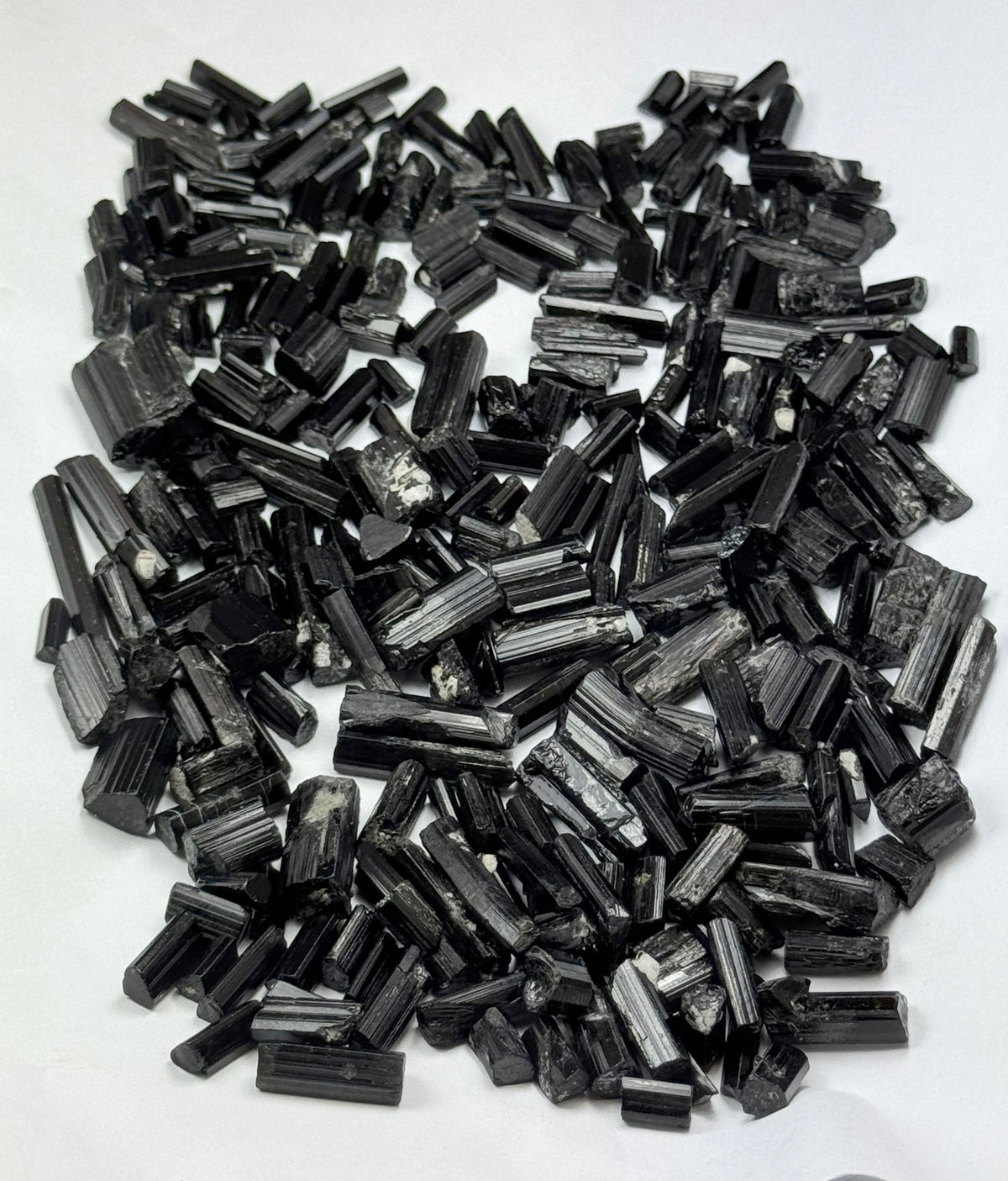 Black Tourmaline Crystals from Pakistan – 227 g Mineral Lot
