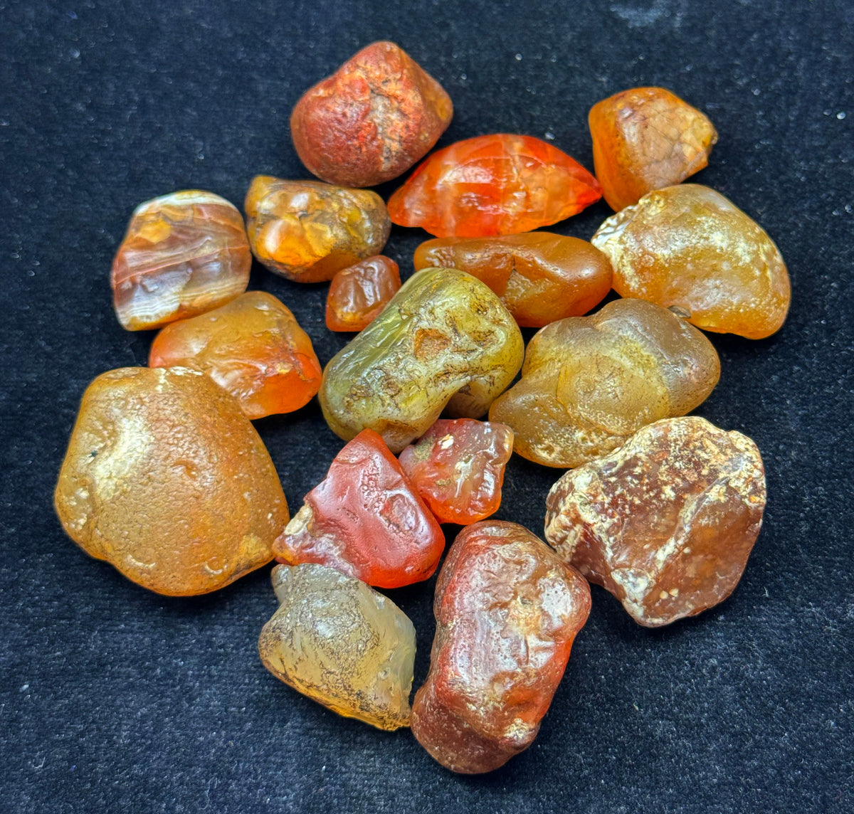 Polished Agate Quartz from Pakistan – 165 g Mineral Lot