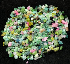 Mixed Color Tourmaline Rough from Afghanistan – 131 g Mineral Lot