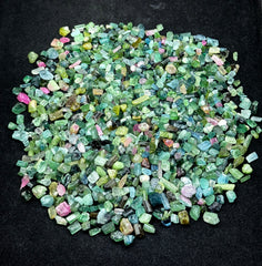 Mixed Color Tourmaline Crystals from Afghanistan – 163 g Mineral Lot