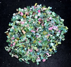Mixed Color Tourmaline Crystals from Afghanistan – 139 g Mineral Lot