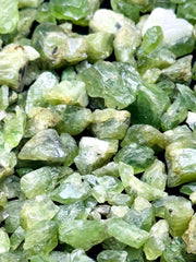 Short Peridot Crystals from Pakistan – 178 g Mineral Lot