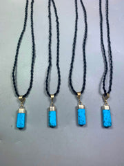 Turquoise Pendant in .925 Silver, Set of 5