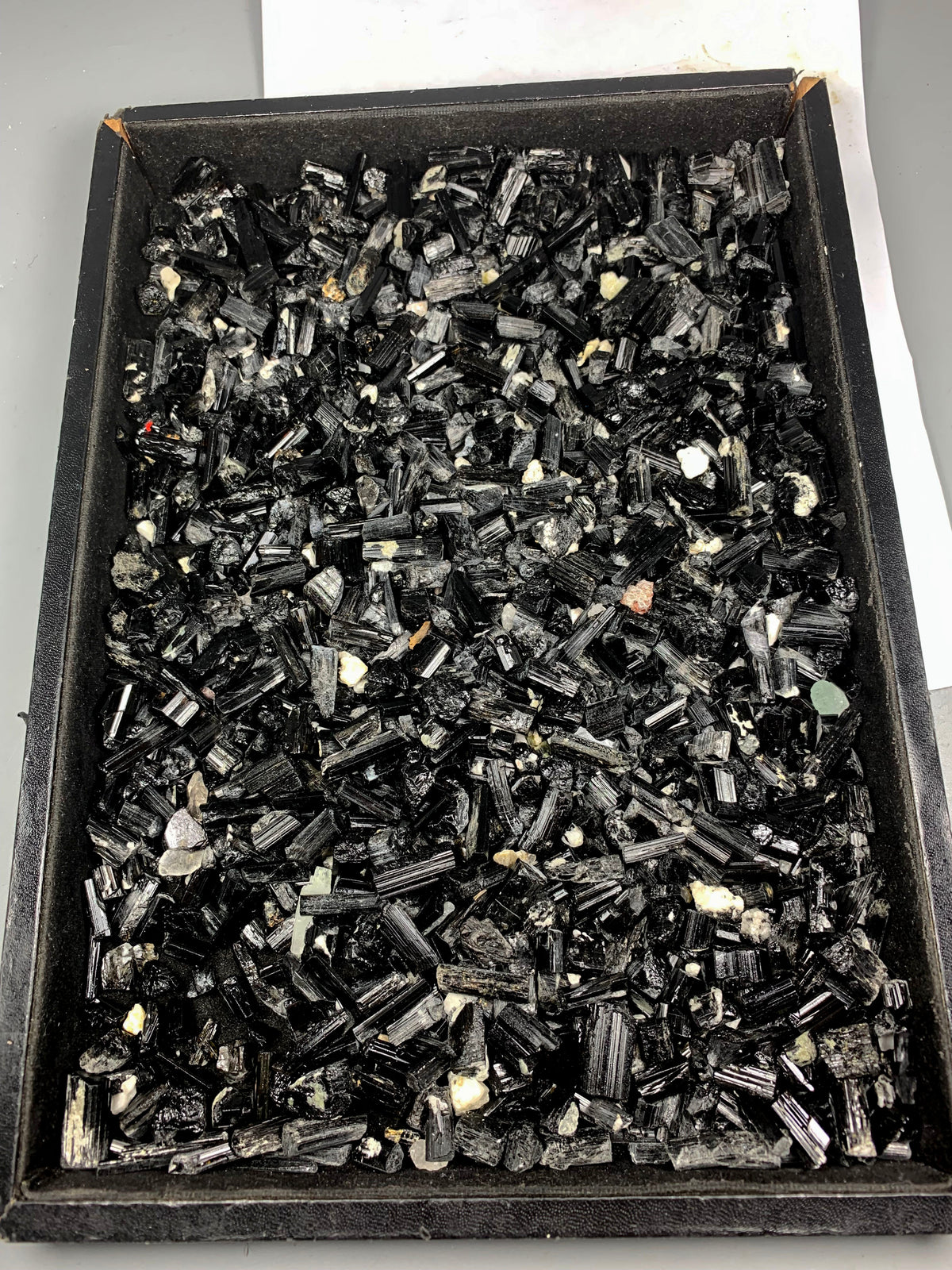 Black Tourmaline Rough from Pakistanv