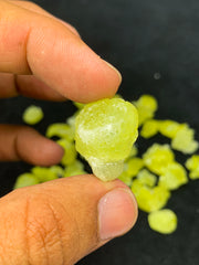 Yellow Brucite Crystals from Baluchistan, Pakistan – 81 g