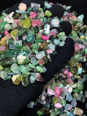 Mixed Color Tourmaline Rough from Afghanistan – 328 g Mineral Lot