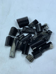 Short Black Tourmaline Crystals from Pakistan – 55 g Mineral Lot