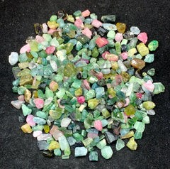Mixed Color Tourmaline Rough Lot from Afghanistan – 129 g