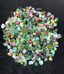 Mixed Color Tourmaline Rough Lot from Afghanistan – 129 g