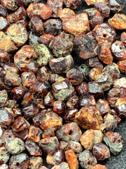 Drilled Almandine Garnet Crystals Lot from Pakistan – 44 g