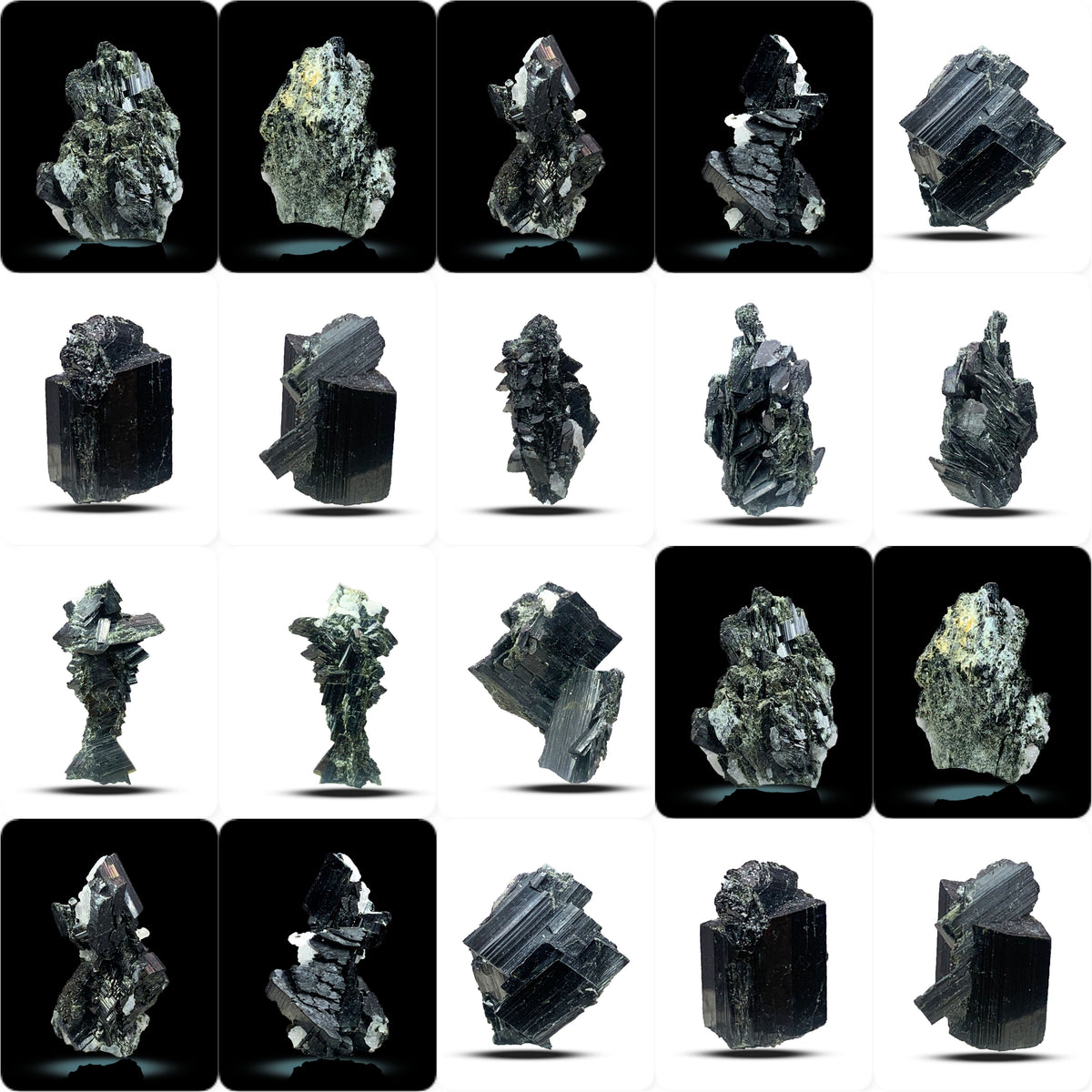 Natural Epidote Crystals from Pakistan